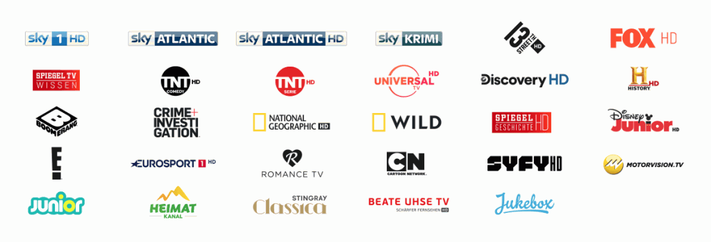 Senderübersicht: Sky Entertainment Paket