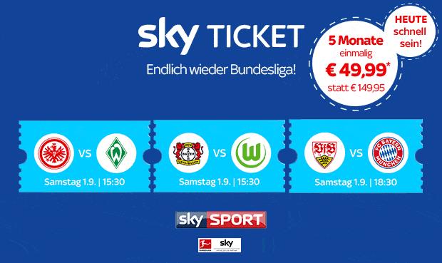 Sky Ticket Angebote nach Kündigung