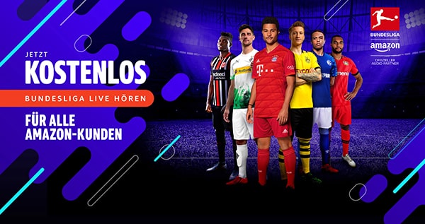 Bundesliga Radio live bei Amazon: Diese Inhalte hörst du live bei Amazon Music