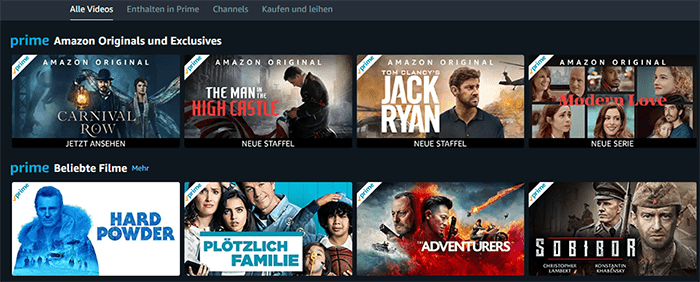 Amazon Prime Video -  Filme und Serien online ansehen, leihen oder kaufen 