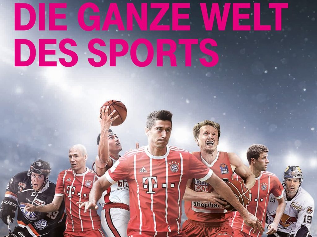 Telekom Live-Sport mit dem MagentaSport Paket