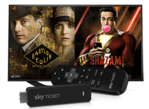 Sky Ticket Angebot inkl. gratis TV Stick